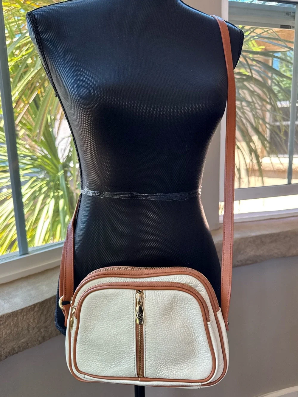 Valentina - Made in Italy Women’s Pebbled Leather Crossbody Bag - Purse